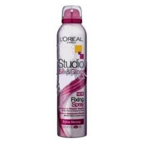 Loreal Paris Studio Line Silk & Gloss Fixing fixační sprej na vlasy 250 ml