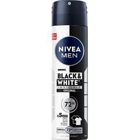 Nivea Men Black & White Invisible Original antiperspirant, 150 ml Nivea Men Black & White Invisible Original antiperspirant, 150 ml