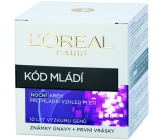 Loreal Paris Youth Code Kód mládí omlazující noční krém proti vráskám 50 ml