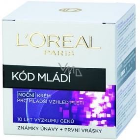 Loreal Paris Youth Code Kód mládí omlazující noční krém proti vráskám 50 ml