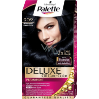 Schwarzkopf Palette Deluxe barva na vlasy 909 Modročerná 115 ml