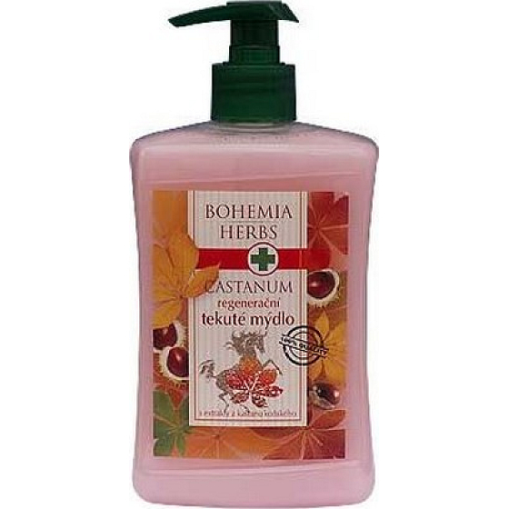 Bohemia Gifts Castanum Extrakt z kaštanu koňského regenerační tekuté mýdlo 500 ml