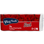 Big Soft Red toaletní papír bílý 200 útržků 3 vrstvý 10 kusů
