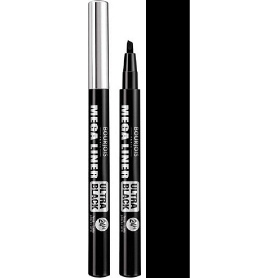 Bourjois Mega Liner Ultra Black oční linky 02 Ultra Black 0,8 ml