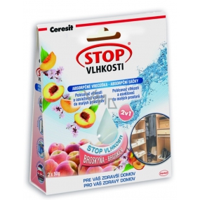 Ceresit Stop vlhkosti Broskev pohlcovač vlhkosti do malých prostorů 2 x 50 g