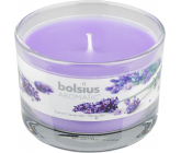 Bolsius Aromatic French Lavender - Francouzská Levandule vonná svíčka ve skle 90 x 65 mm 247 g doba hoření cca 30 hodin