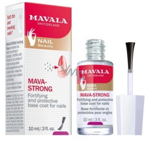 Mavala Mava-Strong 2v1 ochranný a posilující podkladový lak na nehty 10 ml