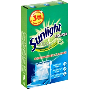 Sunlight Expert Čistič myčky nádobí 3 x 40 g