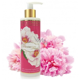 Jeanne en Provence Pivoine Féérie - Pivoňková víla tělové mléko dávkovač 250 ml