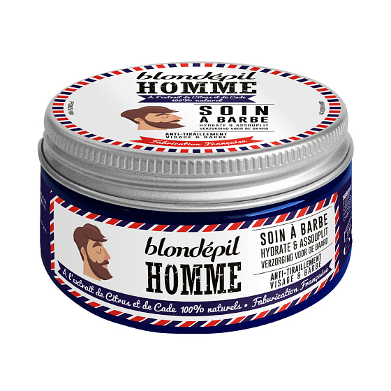 Blondépil Homme Soin A Barbe hydratační krém na obličej a vousy pro muže 100 ml