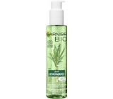 Garnier Bio Fresh Lemongrass Organický olej z citronové trávy a Aloe vera čisticí gel pro normální až smíšenou pleť dávkovač 150 ml