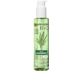 Garnier Bio Fresh Lemongrass Organický olej z citronové trávy a Aloe vera čisticí gel pro normální až smíšenou pleť dávkovač 150 ml