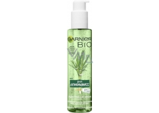 Garnier Bio Fresh Lemongrass Organický olej z citronové trávy a Aloe vera čisticí gel pro normální až smíšenou pleť dávkovač 150 ml