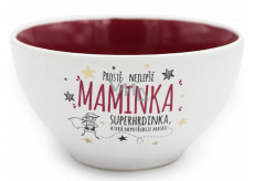 Nekupto Dárkové centrum Keramická miska Nejlepší maminka 13 x 6,5 cm