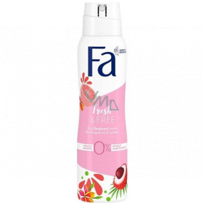 Fa Fresh & Free Grapefruit & Lychee 48h deodorant sprej 150 ml