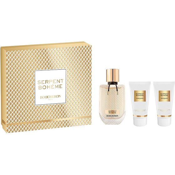 Boucheron Serpent Bohéme parfémovaná voda pro ženy 50 ml + tělové mléko 50 ml + sprchový gel 50 ml, dárková sada