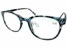 Berkeley Čtecí dioptrické brýle +2,5 plast mourovaté modro-zeleno-hnědé 1 kus MC2198