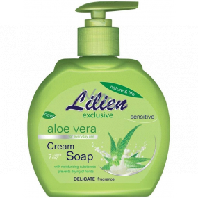 Lilien Exclusive Aloe Vera krémové tekuté mýdlo dávkovač 500 ml