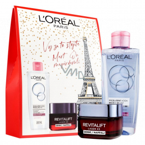 Loreal Paris Revitalift Laser X3 denní krém 50 ml + Skin Perfection micelární voda 200 ml, kosmetická sada