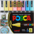Posca Univerzální sada akrylátových popisovačů 1,8 - 2,5 mm Mix pastelových barev 8 kusů PC-5M