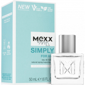 Mexx Simply for Him toaletní voda pro muže 50 ml