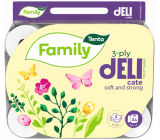 Tento Family Delicate toaletní papír 117 útržků 3 vrstvý 24 kusů