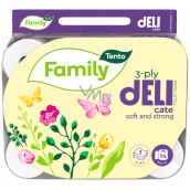 Tento Family Delicate toaletní papír 117 útržků 3 vrstvý 24 kusů