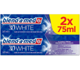 Blend-a-med 3D White Classic Fresh bělicí zubní pasta 2 x 75 ml, duopack