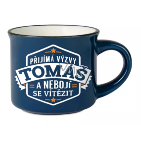 Albi Espresso hrneček Tomáš - Přijímá výzvy a nebojí se vítězit 45 ml
