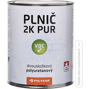 Polykar plnič 2K PUR antikorozní dvousložkový plnič, bílá, 1 kg Polykar plnič 2K PUR antikorozní dvousložkový plnič, bílá, 1 kg