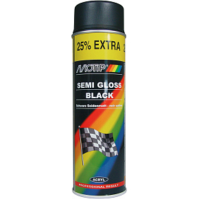 Motip 04001 sprej, univerzální autobarva, černá pololesk, 500 ml Motip 04001 sprej, univerzální autobarva, černá pololesk, 500 ml