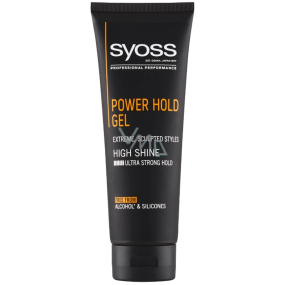 Syoss Men Power Hold stylingový gel megasilná fixace 250 ml