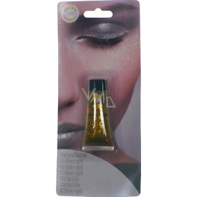 Goodmark Glitter gel na obličej v tubě Zlatý 14 ml