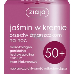 Ziaja Jasmín 50+ protivráskový noční krém 50 ml