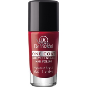 Dermacol One Coat Extreme Coverage Nail Polish lak na nehty 118 10 ml