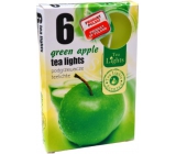 Tea Lights Green Apple s vůní zeleného jablka vonné čajové svíčky 6 kusů