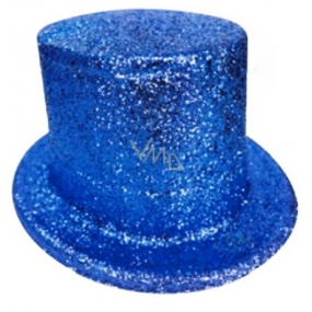 Cylindr karnevalový 25 cm modrý