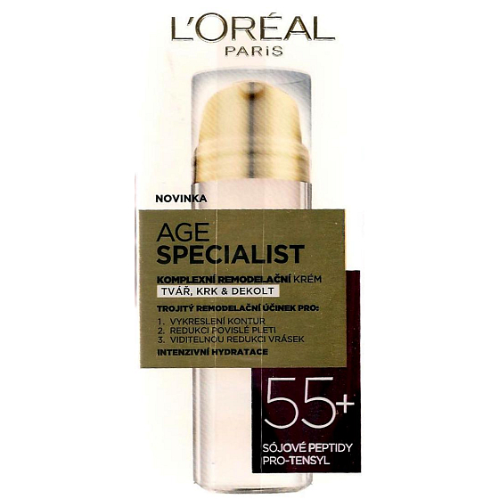 Loreal Paris Age Specialist 55+ komplexní remodelační krém na tvář, krk a dekolt 50 ml