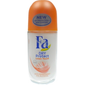 Fa Dry Protect Linen Touch kuličkový antiperspirant deodorant roll-on pro ženy 50 ml