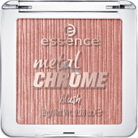 Essence Metal Chrome Blush tvářenka 10 My Name Is Gold Rose Gold 8 g