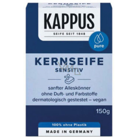 Kappus Kernseife Sensitive přírodní mýdlo na tělo i vlasy 150 g