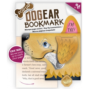 If Bookmark Dogear Záložka psí uši Golden Retriever 98 x 5 x 90 mm