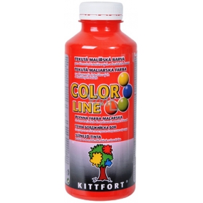 Kittfort Color Line tekutá malířská barva Červená 500 g
