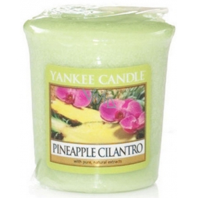 Yankee Candle Pineapple Cilantro - Ananas s kardamonem vonná svíčka votivní 49 g