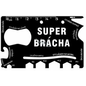 Albi Multinářadí do peněženky Super brácha 8,5 cm x 5,3 cm x 0,2 cm