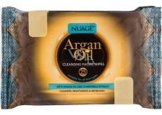 Nuagé Skin Argan Oil vlhčené odličovací ubrousky 25 kusů