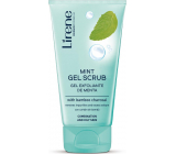 Lirene Mint Scrub Máta a bambusovým uhlík peelingový gel pro smíšenou a mastnou pleť 150 ml