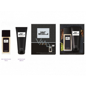 David Beckham Classic parfémovaný deodorant sklo pro muže 75 ml + sprchový gel 200 ml, kosmetická sada
