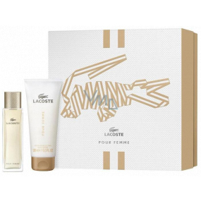 Lacoste pour Femme parfémovaná voda pro ženy 50 ml + tělové mléko 100 ml, dárková sada