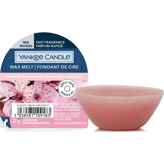 Yankee Candle Cherry Blossom - Třešňový květ vonný vosk do aromalampy 22 g